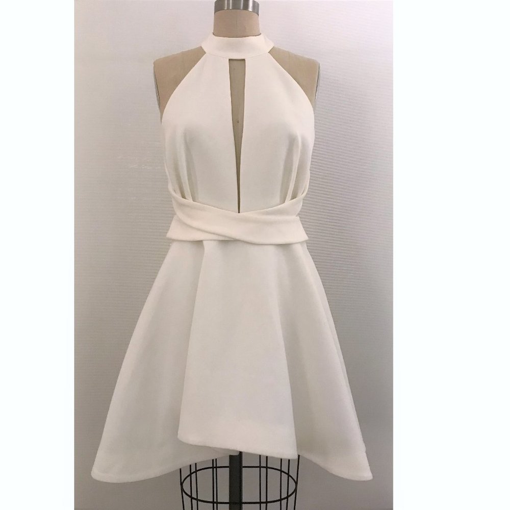 Sexy Halter Neckline Fit and Flare